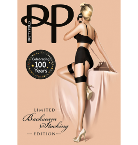 Чулки нейлоновые со швом  Pretty Polly  NUDE AWF5