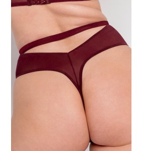 Трусы Scantilly Buckle Up Tong Oxblood