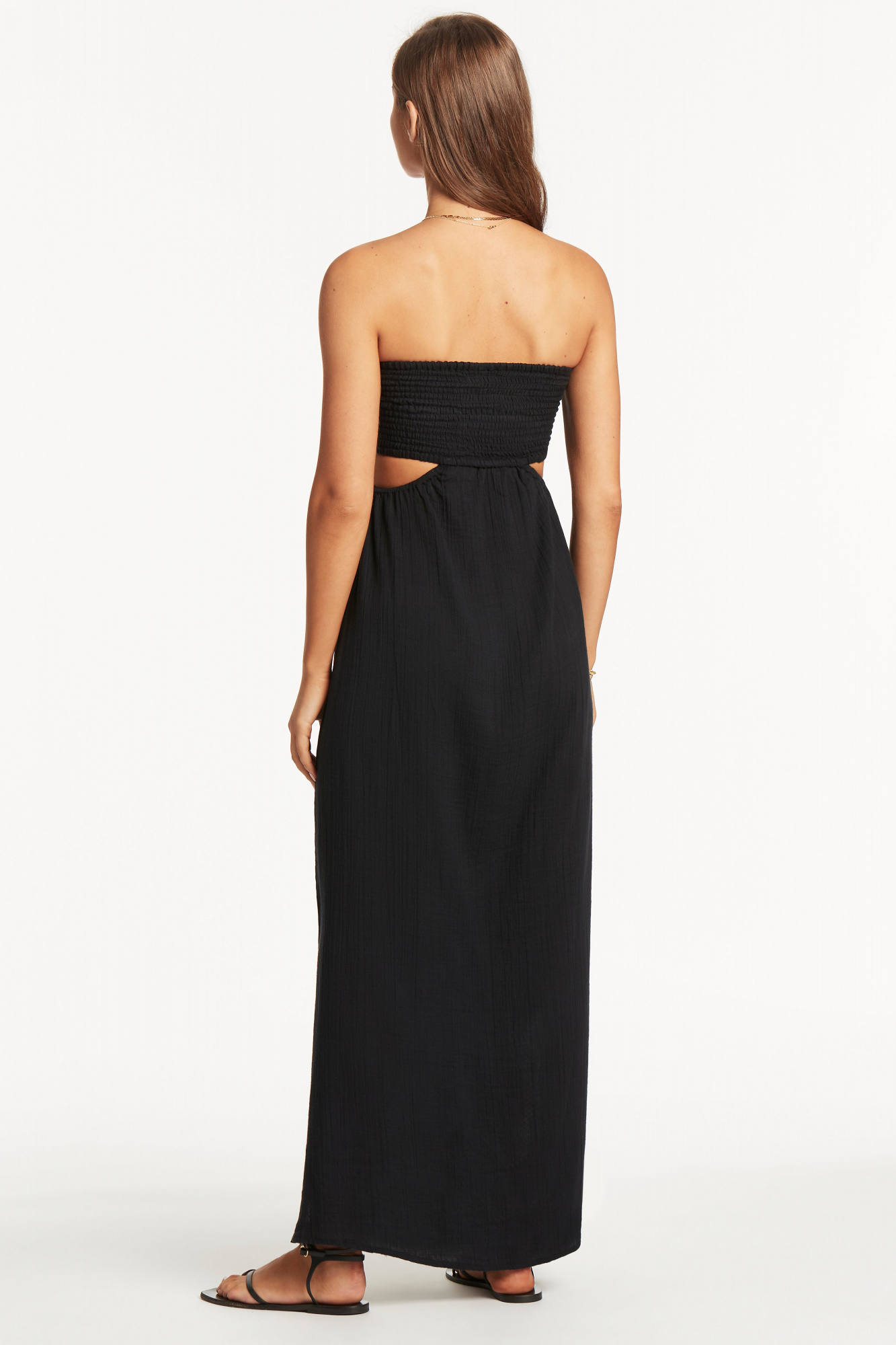 Sunset-Black_Sunset-Bandeau-Dress_Sea-Level-Swim-Australia_3